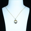 Australian Koroit Opal Matrix Gold Pendant (17mm x 13mm) Code - AA166