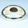 Queensland Solid Boulder Opal Mens Gold Ring - Size 10.5 US Code GM007