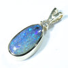 10k Gold - Solid Queensland Boulder Opal - Natural Diamond