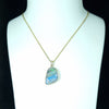 Easy Wear Ellegant Gold Opal Pendant Design