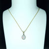 Easy Wear Small Gold Opal Pendant Design