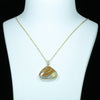 Easy Wear Large Opal Gold Pendant Design