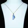 Easy to wear Natural Blue Opal Pendant Design