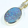 Birthstone October Gold Pendant