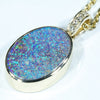 Australian Opal Gold Pendant