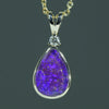 Opal Birthstone for October Gold Pendant