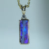 Real Opal Gold Pendant