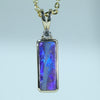 October Birth Stone Gold Pendant
