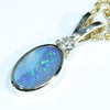 Opal Gold Pendant 