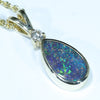 Anniversary Gift - Opal Gold Pendant