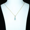 Easy Wear Small Opal Gold Pendant Design