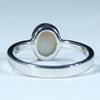 Coober Pedy Solid Opal Silver Ring - Size 8 Code CC267