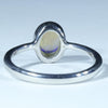Australian Crystal Opal Silver Ring - Size 7.25 Code CC278