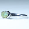 Australian Solid Boulder Opal Silver Ring - Size 6 Code CC285