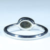 Australian Solid Boulder Opal Silver Ring - Size 6 Code CC285