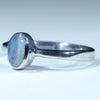 Australian Solid Boulder Opal Silver Ring - Size 9 Code CC193