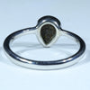 Australian Solid Boulder Opal Silver Ring - Size 7.25 Code CC281