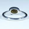 Australian Solid Boulder Opal Silver Ring - Size 5.75 Code CC282