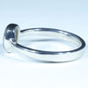 Australian Solid Boulder Opal Silver Ring - Size 9.5 Code CC262