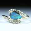 Real Opal Gold Ring