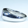 Natural Boulder Opal Mens Silver Ring -Size 8.5 Code - MM38