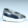 Natural Boulder Opal Matrix Mens Silver Ring -Size 10.5 Code - MM40