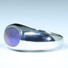 Natural Boulder Opal Mens Silver Ring -Size 11 Code - MM34