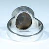 Natural Boulder Opal Matrix Mens Silver Ring -Size 9.5 Code - CC205