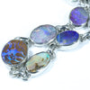 Sterling Silver - 7Solid Queensdland Boulder Opals