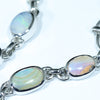 Australian Boulder Opal Silver Bracelet 16cm - 20.5cm Code  CC08J