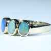 Boulder Opal Trilogy Gold Ring - Size 7.75 US Code EM277