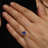 Australian Boulder Opal and Diamond Gold Ring - Size 7 US Code EM296