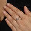 Lightning Ridge Crystal Opal and Diamond Gold Ring - Size 8.75 US Code - EM283