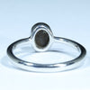 Australian Solid Boulder Opal Silver Ring - Size 7.25 Code CC196