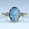 Gold Opal and Diamond Ring - Australian Opal Shop Gold Coast