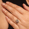 Natural Solid Australian Boulder Opal and Diamond Gold Ring - Size 7 Code - EM293