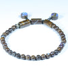 Natural Australian Boulder Opal Matrix Adjustable Bracelet