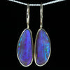 Stunning Solid Boulder Opal Gold Drop Earrings at the Australian Opal Shop Gold Coast