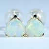 14K Gold Crystal Opal Stud Earrings - Australian Opal Shop - 186 Brisbane Rd Arundel Gold Coast