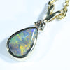 10k Gold - Solid Lighting Ridge Dark Opal - Natural Diamond