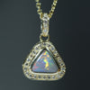 Gorgeous Lightning Ridge Opal with 18k Gold and Diamonds - Australian Opal Shop 186 Brisbane Rd 