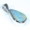 Australian Boulder Opal Silver Pendant with Silver Chain (13mm x 8.5mm) Code - Y37