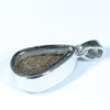Australian Boulder Opal Silver Pendant with Silver Chain (13mm x 8.5mm) Code - Y37