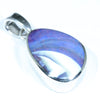 Australian Boulder Opal Silver Pendant with Silver Chain (15.5 mm x 10.5 mm) Code - Y41