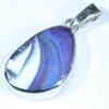 Australian Boulder Opal Silver Pendant with Silver Chain (15.5 mm x 10.5 mm) Code - Y41