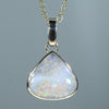 Natural Australian Boulder Opal Gold Pendant