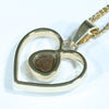 Heart Shaped Boulder Opal Gold Pendant (5mm x 5mm) Code - AA259