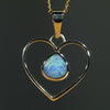 Natural Australian Gold Opal Sweetheart Opal Pendant - Australian Opal Shop Gold Coast