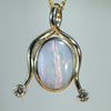 Gorgeous Opal Gold and Diamond Pendant at the Australian Opal Shop Gold Coast