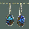 Gold Matrix Opal Earrings - Australian Opal Shop Gold Coast